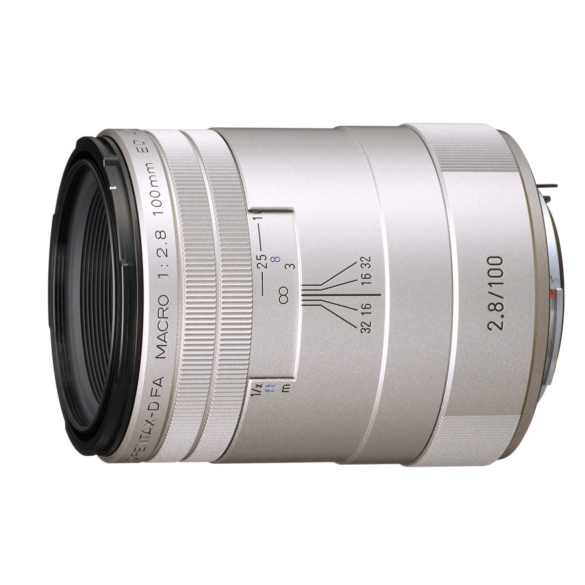 Pentax 100mm F/2.8 HD DFA ED AW Macro zilver