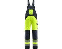 Mascot Safe Light Amerikaanse overall met kniezakken 15969-948 - hi-vis geel/donkermarine - C60