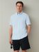 Next Heren Korte Mouw Lightweight Pocket Oxford Shirt Blauw