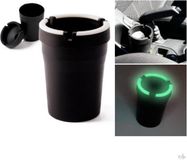 Asbakxl Universele Rookvrij Asbak Auto - Zelfdovende Asbak Bekerhouder - Glow in the dark asbak past in iedere bekerhouder 2 Stuks