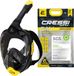 CRESSI Bali Full Face Mask Black/Yellow L/XL