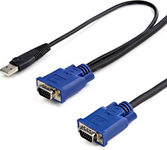 StarTech.com 3m VGA to VGA & USB 2.0 KVM Cable - Black