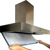 Universeel afzuigkapfilter, afneembaar, vet- en absorberend, 90 x 40 cm, wit, rookabsorberend