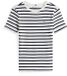 Tommy Hilfiger Dames T-shirt XXL Katoen Zwart/Wit