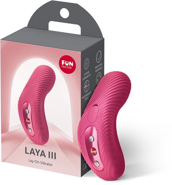 Fun Factory Laya III | Oplegvibrator voor vrouwen | Clitorisstimulatie met vibratie & kloppen | 10 programma's | IPX7 waterdicht | USB-C