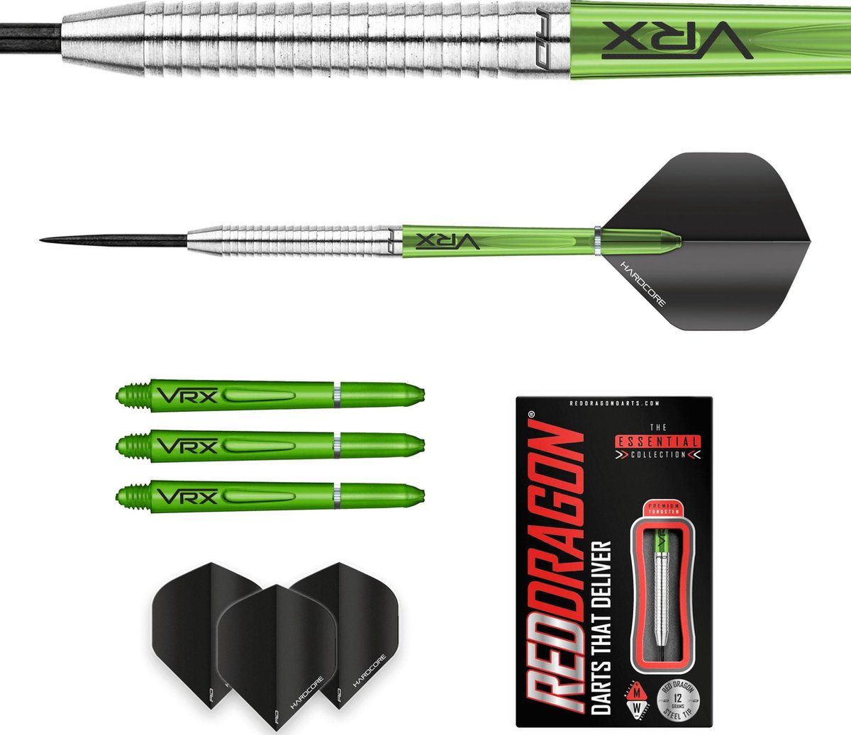 Red Dragon Featherlite 2 85% - 17 Gram - Dartpijlen