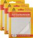 Deltafix Anti-krasvilt - 3x knipvel - blanc - 90 x 100 mm - rectangle - auto-adhésif - feutre de protection pour meubles