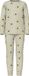 Pyjama Coton Biologique Femme Manches Longues Oatmeal Imprimé