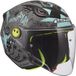 LS2 OF622 Funny II Scribble grijs blauw kinder jethelm