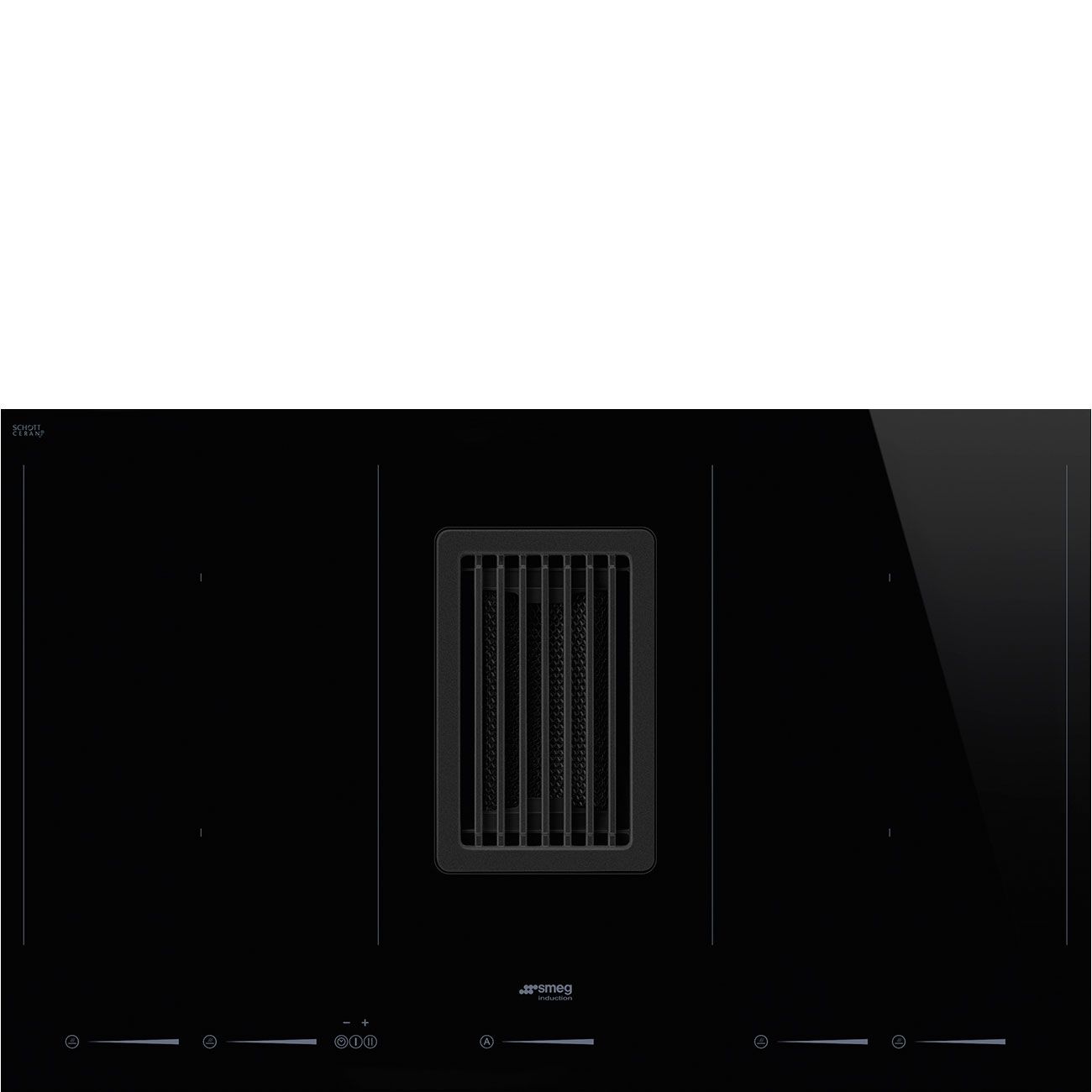Smeg HOBD682D1 - Inductiekookplaat - 80 cm - Zwart