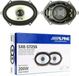 Merkloos / Sans marque BeiJingLiangPinJiaZuoKeJiWenHuaFaZhanYouXianGongSi Compatibele 2-weg coaxiale luidsprekers voor auto - 130 x 180 mm, 35 watt RMS, per paar