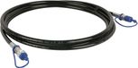 Showtec Tuyau haute pression CO2 10m 3/8 Q-lock Noir