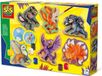 SES Creative Set de figures en plâtre : Créatures mythiques, inclus moules et peinture, pour enfants à partir de 5 ans