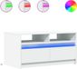 vidaXL Salontafel met LED-verlichting, bewerkt hout, wit