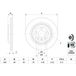 BOSCH Disque de frein (0 986 479 F68)