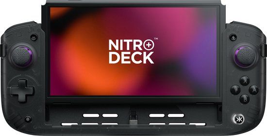 CRKD Nitro Deck+ Clear Black Edition - USB - Touchscreen - Nintendo Switch - Zwart
