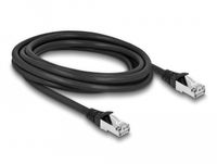 Delock 80136 netwerkkabel Zwart 3 m Cat6a S/FTP