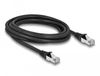 Delock 80136 netwerkkabel Zwart 3 m Cat6a S/FTP