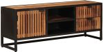 vidaXL TV Kast 105 x 30 x 40 cm Massief Mangohout en Geëngineerd Hout