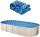 VEVOR Binnenbekleding Zwembadbekleding Vervangende Bekleding Binnenafdekking Zwembadbekleding 732x366x147cm