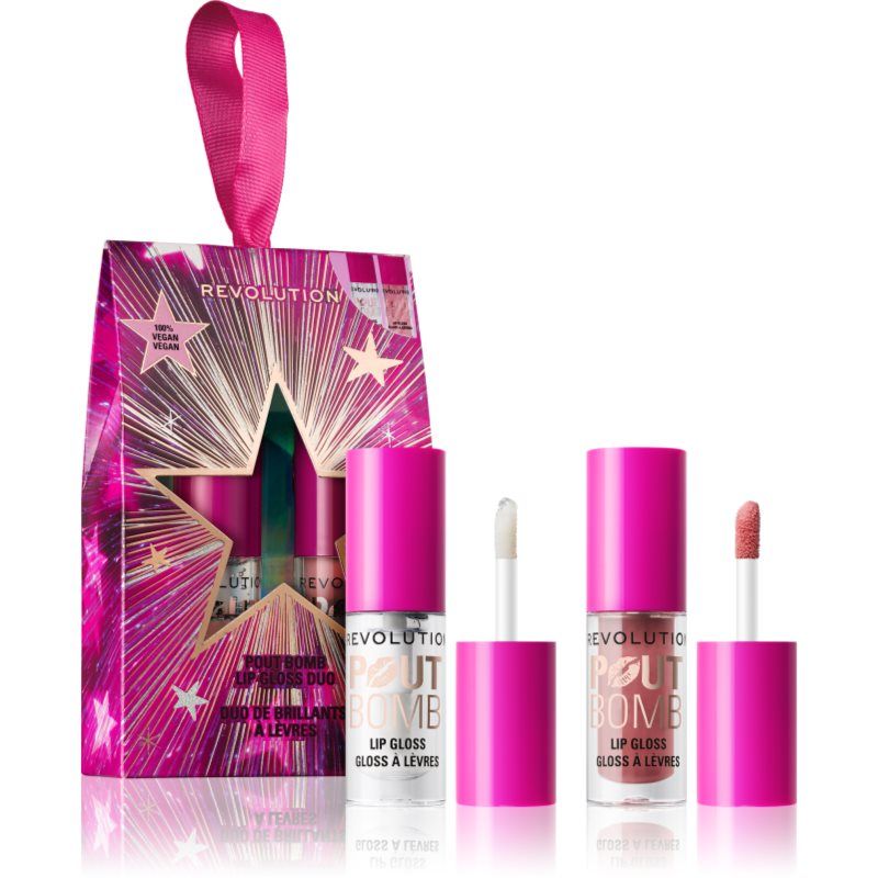 Revolution Pout Bomb Plumping Mini Lip Gloss Set