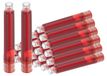 Cartouches pour stylos plume, 3,4 mm, rouge, 24 pièces
