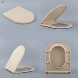 QeramiQ Dely Zitting - softclose - quickrelease - slim - mat beige