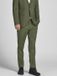 JACK&JONES JPRSOLARIS TROUSER NOOS Hommes Pantalon Coupe ajustée Taille régulière Polyester Laine Viscose Forest Night