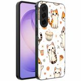 Smartphonica Samsung Galaxy S26 Telefoonhoesje met katten opdruk - TPU backcover case cat design