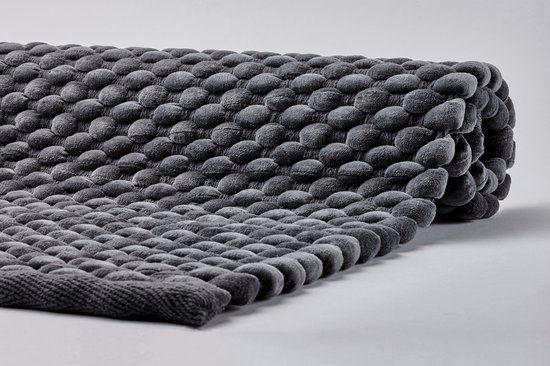 Aquanova MAKS Badmat - 70x120 cm - Donkergrijs
