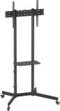 VDD Gaming TV standard - TV stand - Mobile stand - Swivel - Television bracket - Height adjustable - 37" to 70" screens - Black