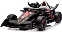 SUN BABY Porsche Bolid Quad Elektrische Kinderauto met Afstandsbediening - Accuvoertuig 12V - MP3 en USB - 2 Motoren - Zwart