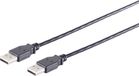 S-Impuls USB-A kabel | USB2.0 | 1 meter | zwart