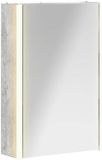 vidaXL Badkamerspiegelkast Beton Grijs 33 x 11,5 x 50 cm Bewerkt hout