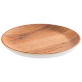 APS 85305 bord - Crazy Wood, diameter 15 cm, hoogte 1,5 cm