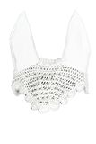HKM Fliegenhaube -Silver Pearls- Cob