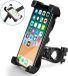 Opline Support de téléphone portable pour vélo, support de vélo pour smartphone rotatif à 360° pour guidon de moto pour vélo, GPS, iPhone 11 / 12, Samsung, Huawei et autres appareils électroniques 4,5-7,0 pouces - Noir