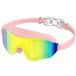 Ambienden DD-GNPK Zwembril voor mannen en vrouwen, groot frame, uv-bescherming, waterdichte afdichting, gepolariseerde zwembril voor volwassenen voor zwembad en open water