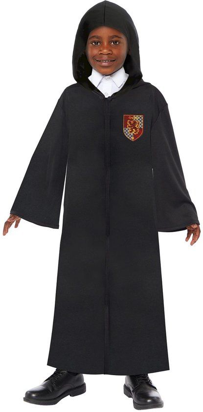 Harry Potter Amscan Kinderkostuum Harry Potter Robe met 4 badges maat 146-158 cm