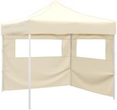 vidaXL Tente de réception 291 x 291 x 315 cm Crème Tissu Oxford