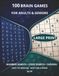 100 Brain Games: Large Print Number Search, Code Search & Sudoku Puzzles for Adults & Seniors — Easy to Medium, With Solutions