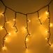 Lumineo LED icicle light b360h60 cm zwart/warm wit