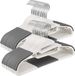 Songmics Hanger en kledingrek, set van 50, wit-donkergrijs
