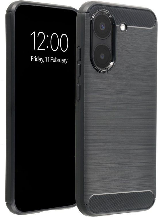 imoshion Hoesje - Geschikt voor Xiaomi Poco X8 Pro - Brushed Backcover - Zwart