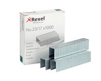 Rexel nietjes 23/17 van staal, Rexel kwaliteitsheftklemmen, 1000 stuks