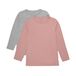 MINYMO Blouse pour filles, multicolore (rose/gris 568), 104