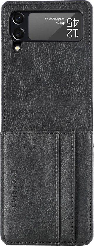 iMoshion Book Case Samsung Galaxy Z Flip 4 Hoesje - Zwart - Met Pasjeshouder