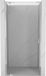 Mexen Exo porte de douche battante 80 cm, verre transparent, chrome
