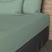 Soleil d'Ocre Fitted Sheet, Cotton, 57 Threads, Sea Green, 160 x 200 cm