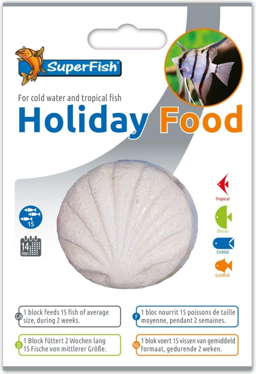 SuperFish Holiday Food - Wit - 1 stuk